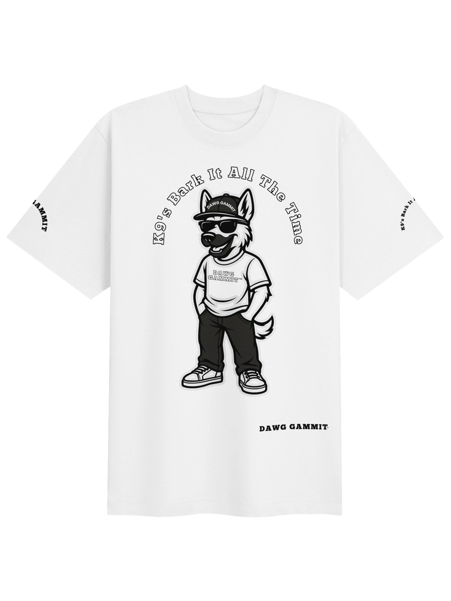 DAWG GAMMIT German Shepherd Heavy T-shirt product image (1)