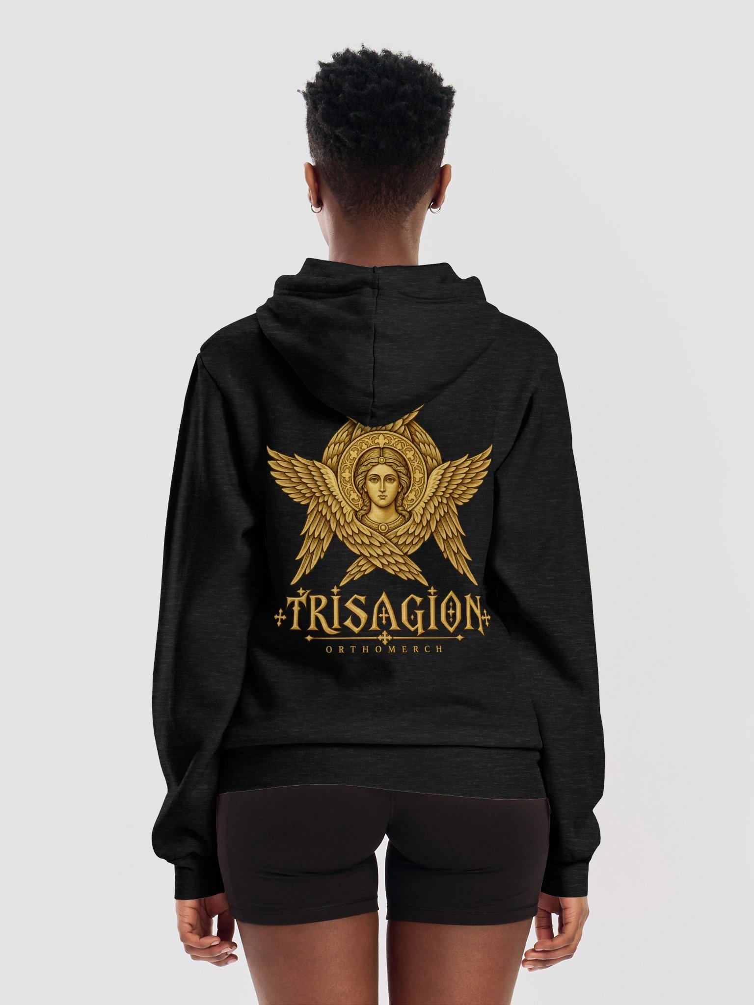 TRISAGION — Six-Winged Seraphim Orthodox Hoodie product image (57)