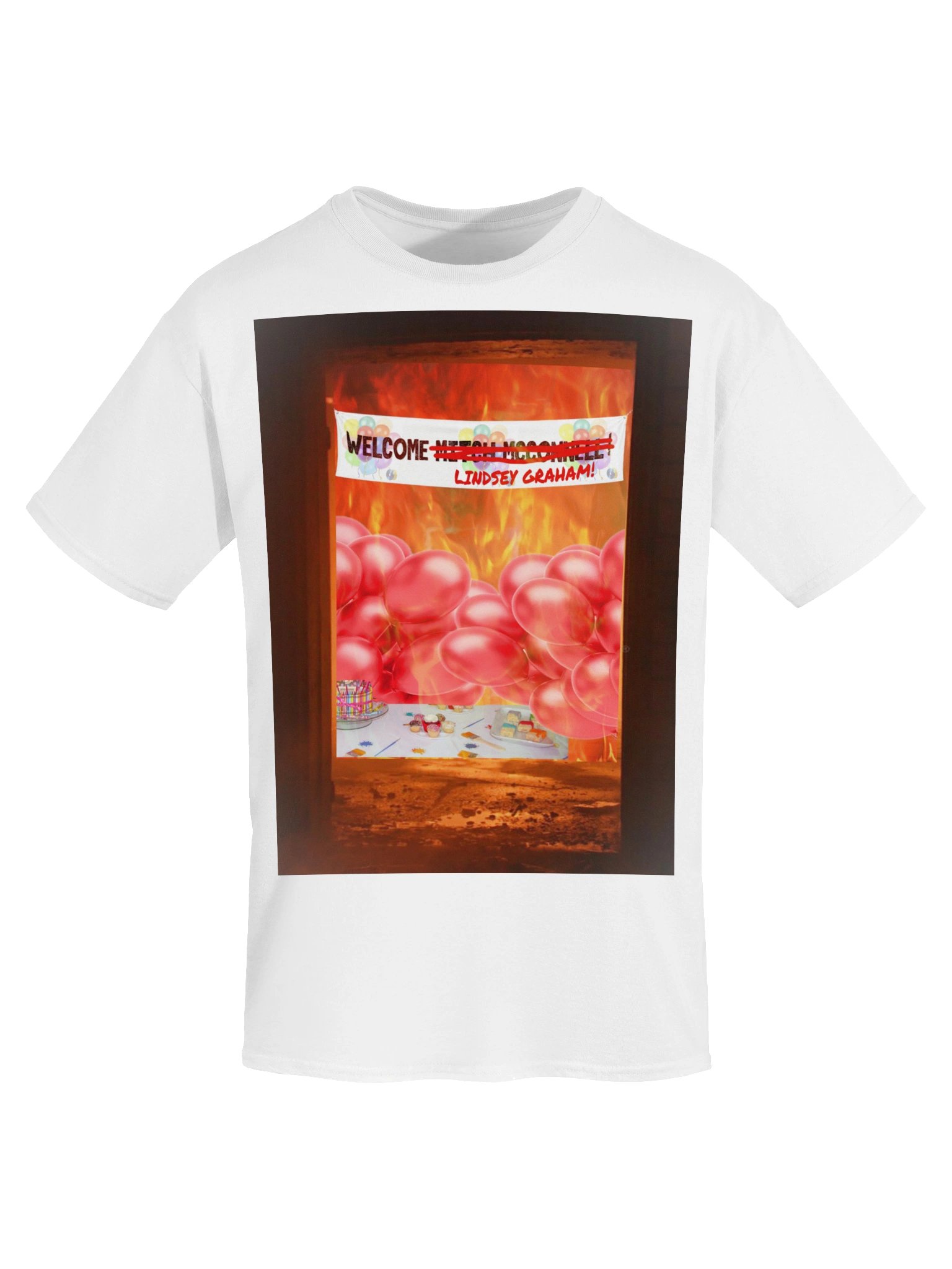 WELCOME LINDSEY GRAHAM! — T-SHIRT (LIGHT) product image (45)