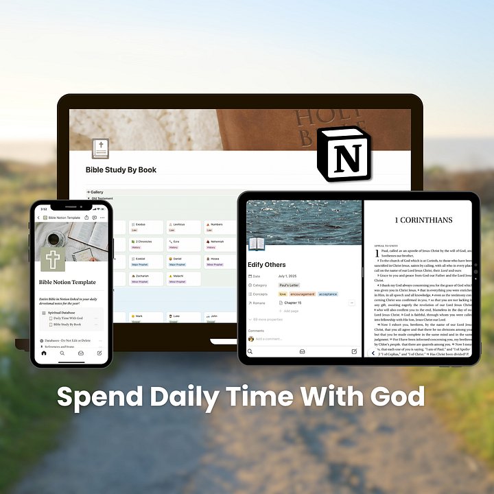 Free 2026 Bible Notion Template product image (1)