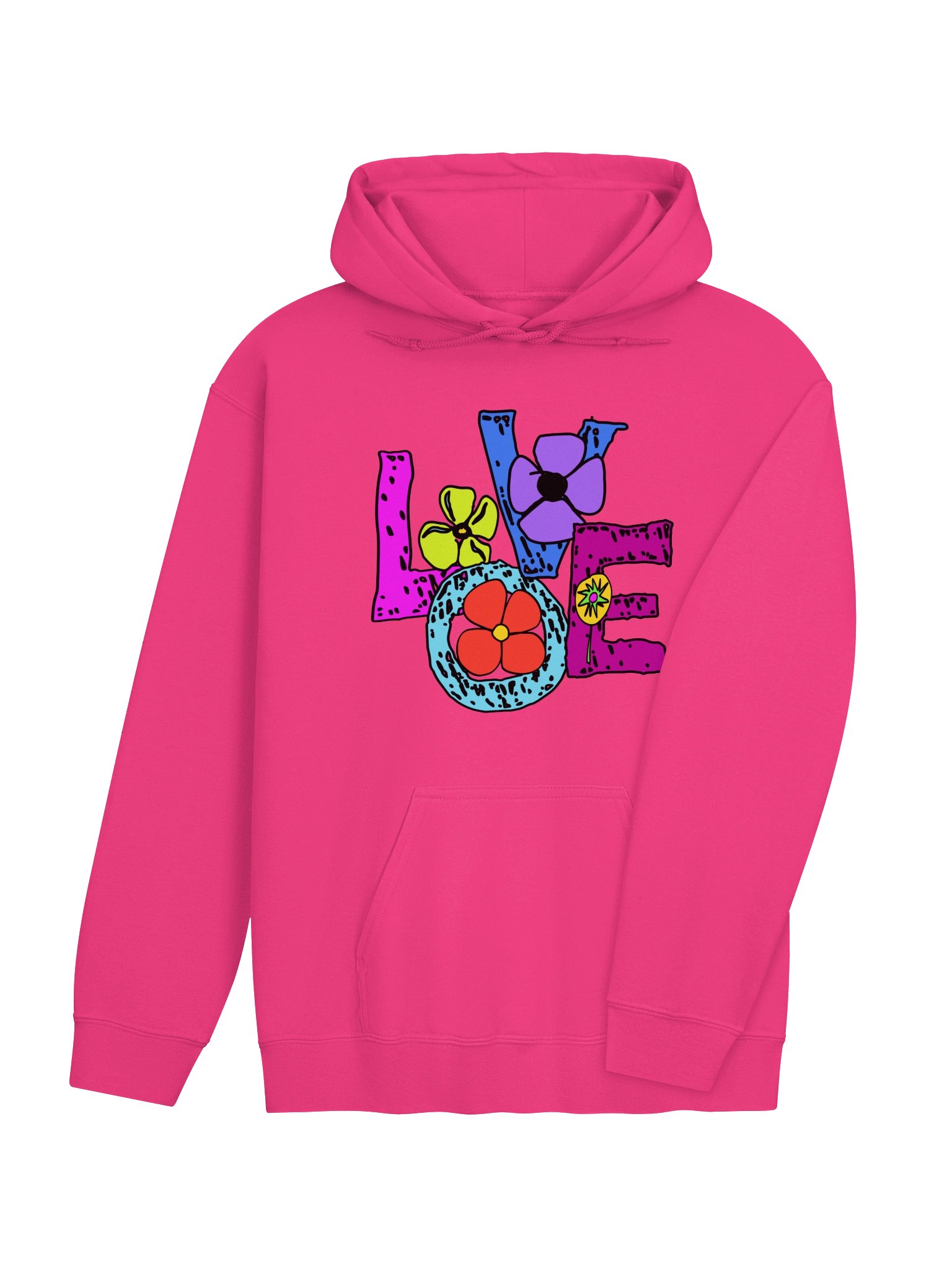LOVE – Graphic Gildan 18500 Classic Hoodie product image (3)