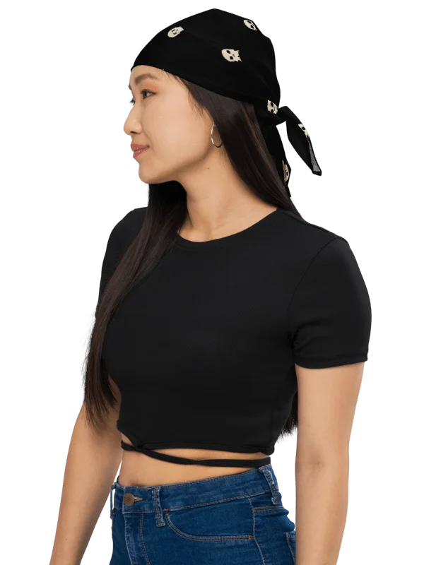 Skully Bandana (black) product image (8)