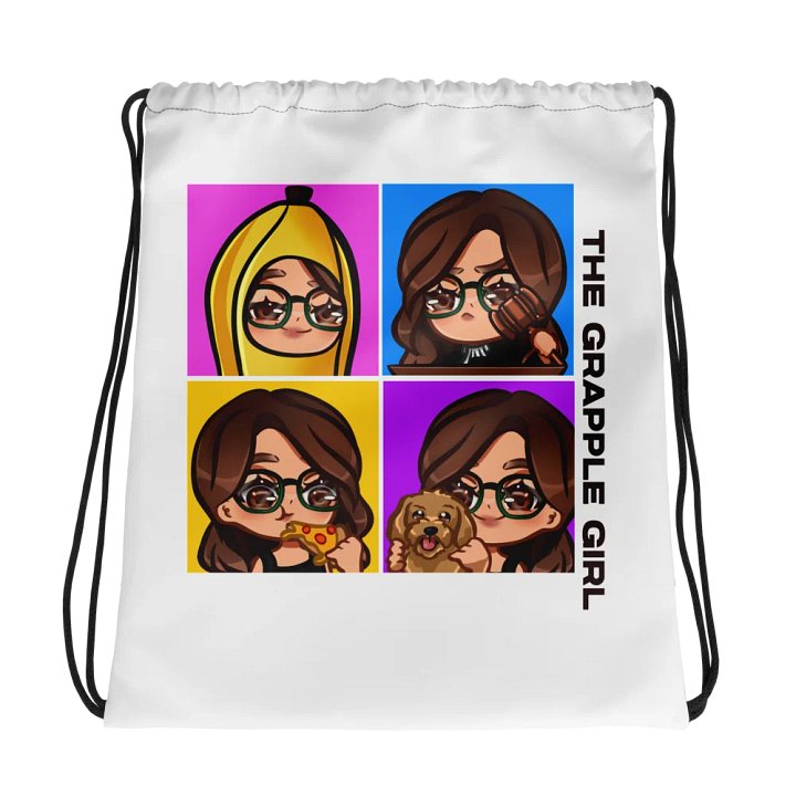 The Grapple Grid Drawstring Bag product image (1)