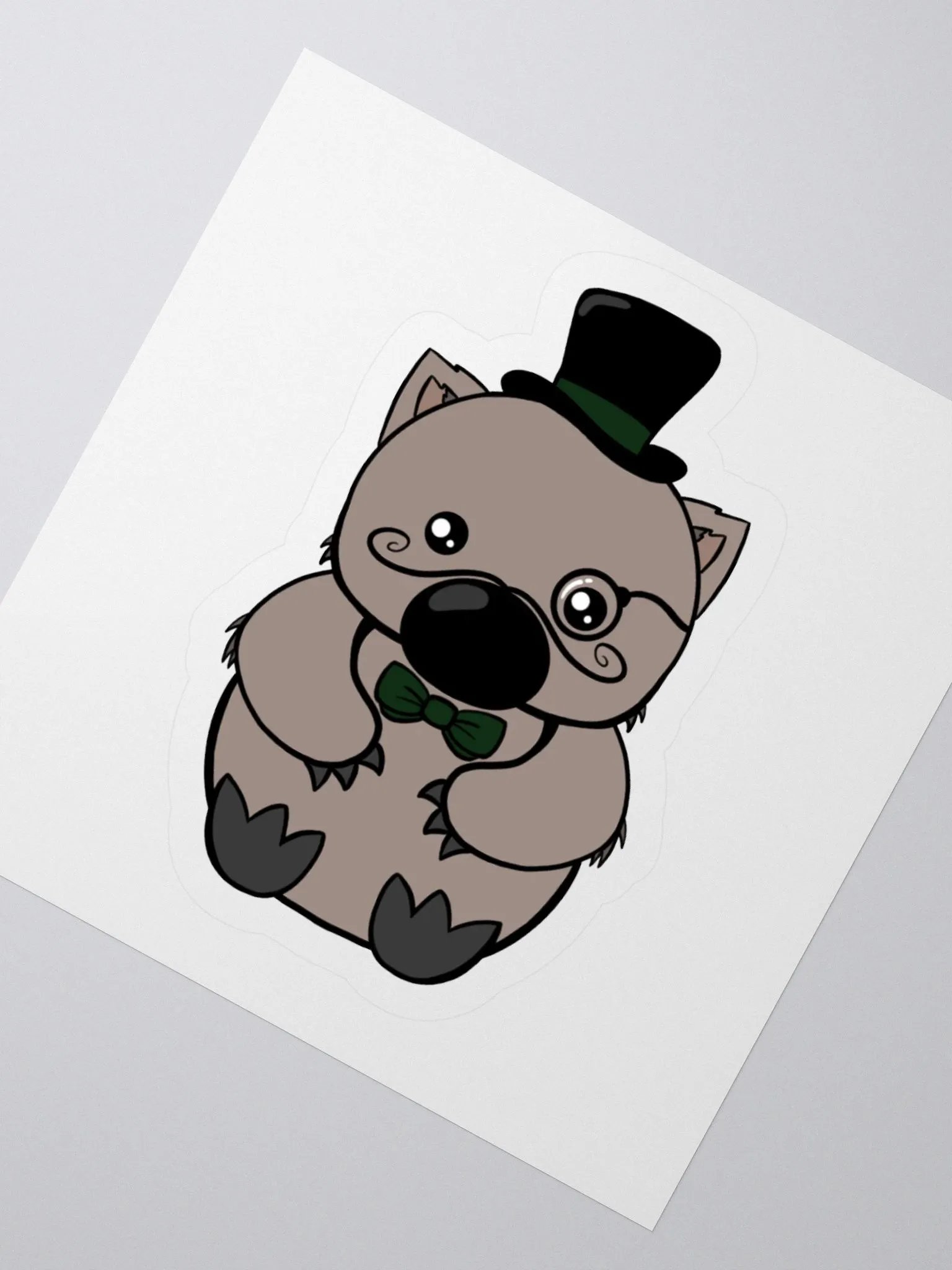 Gentlemanly Wombat Sticker product image (2)