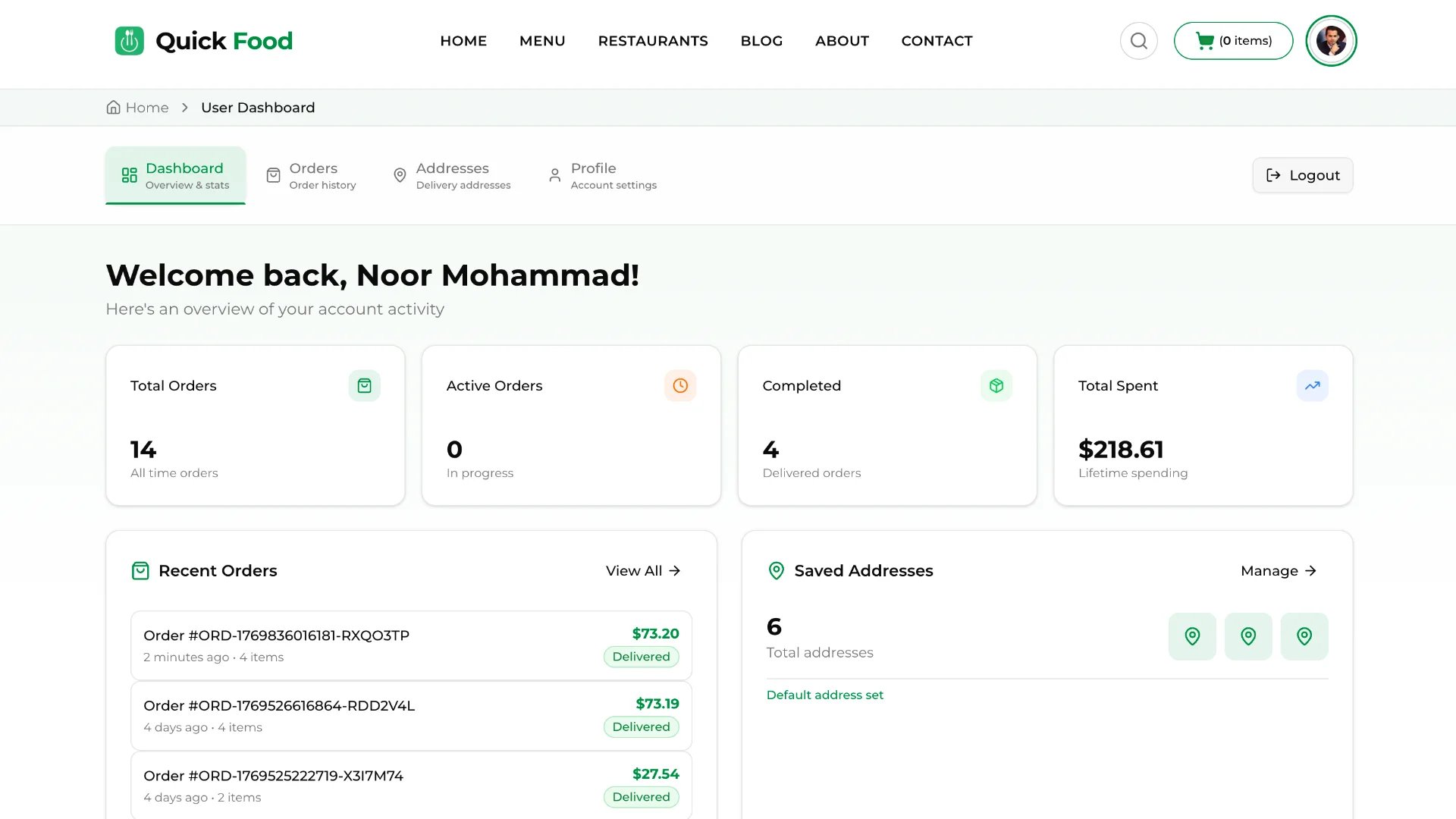 Modern Food Delivery Platform Source Code | Next.js 16, Sanity CMS & Stripe product image (10)