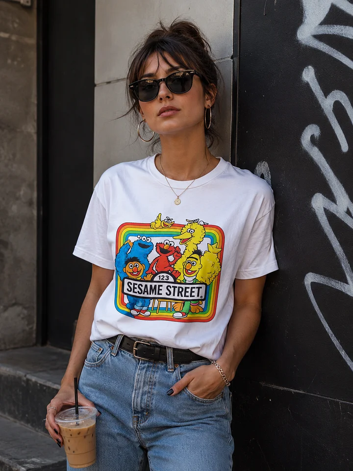 Sesame Street Rainbow Crew Tee product image (1)