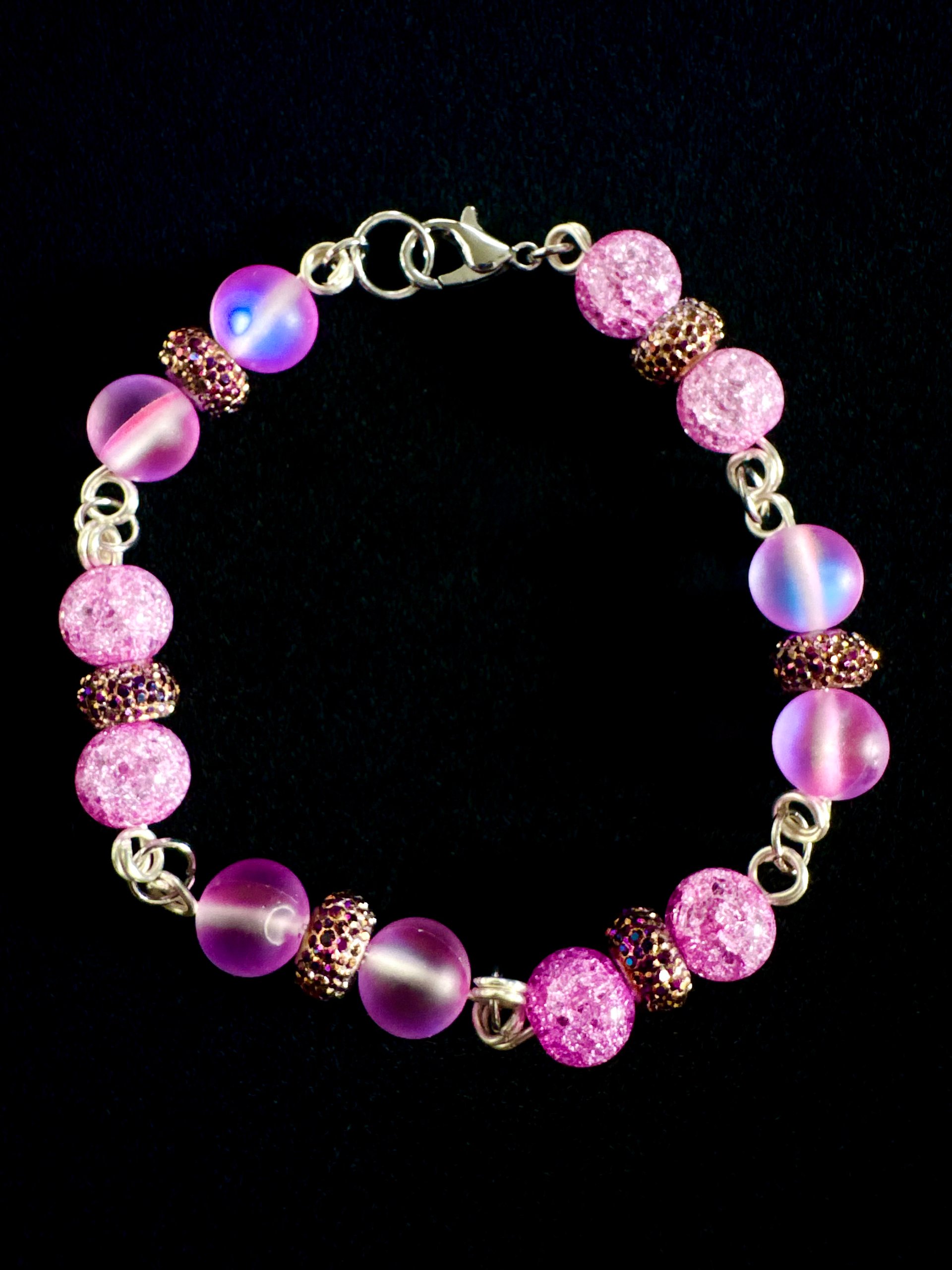 MFD-00276 | 8" Pink Passion Bracelet | by Monique Faella Designs™ product image (1)