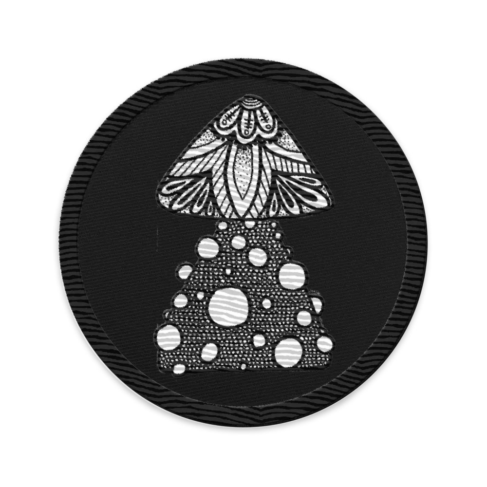 Mystical Mushroom Embroidered Patch product image (1)