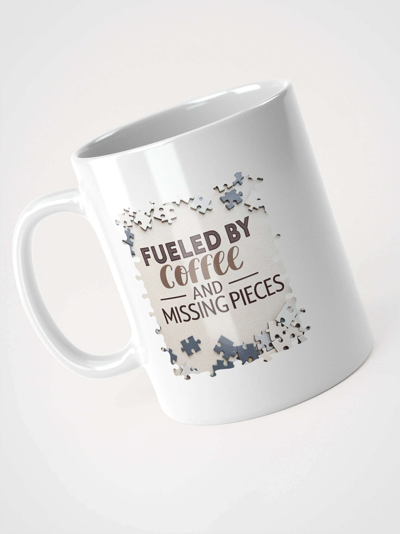 Fueled by Coffee & Missing Pieces Mug product image (5)