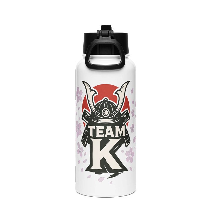 Team K Japan Stainless Steel Water Bottle with a Straw Lid product image (2)