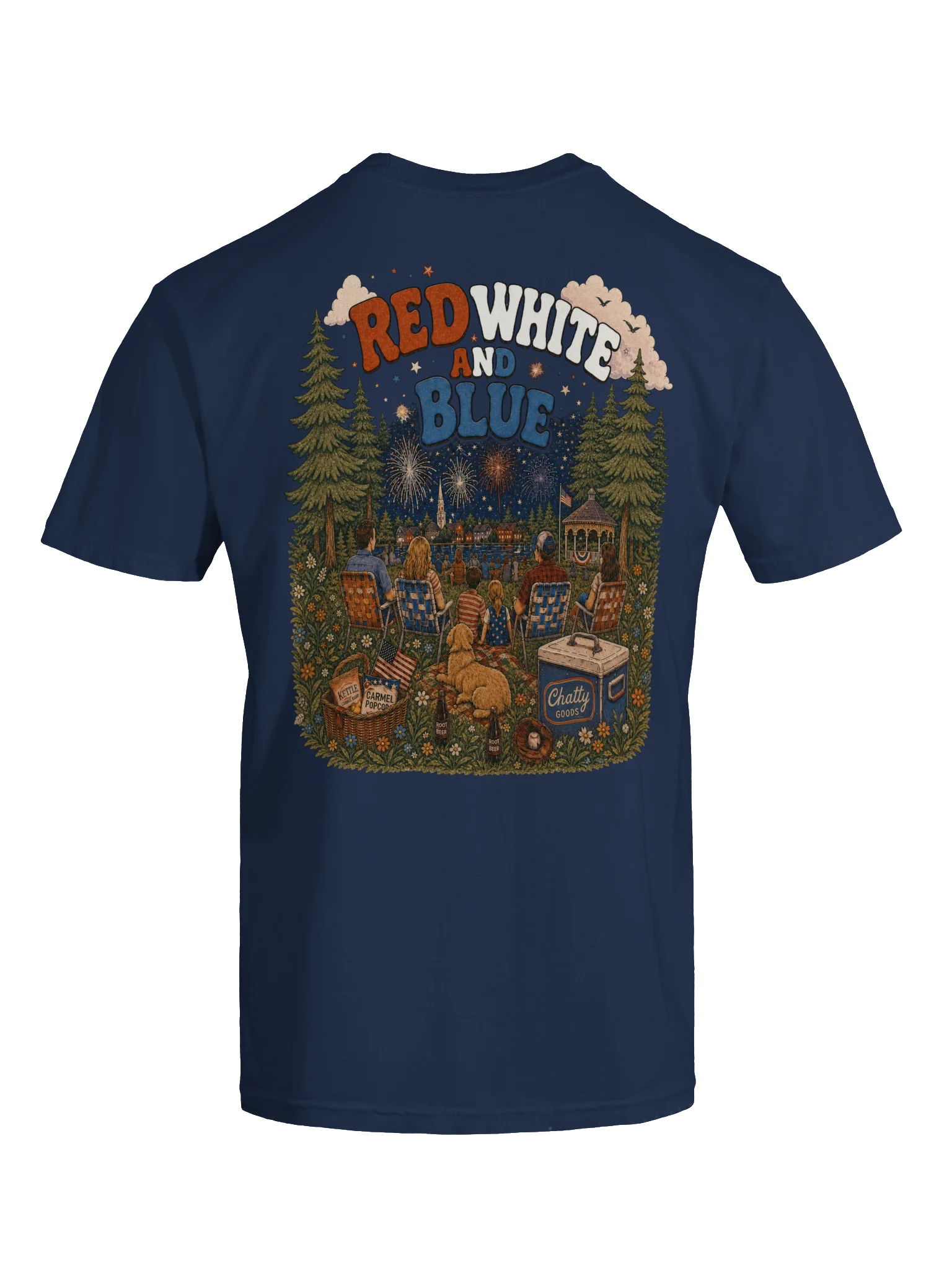 Red, White and Blue USA Fireworks Tee | Americana Collection product image (8)