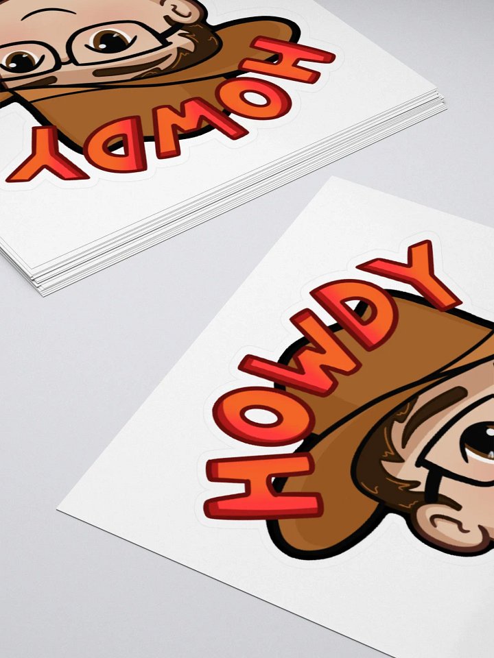 Howdy Emote Sticker product image (2)