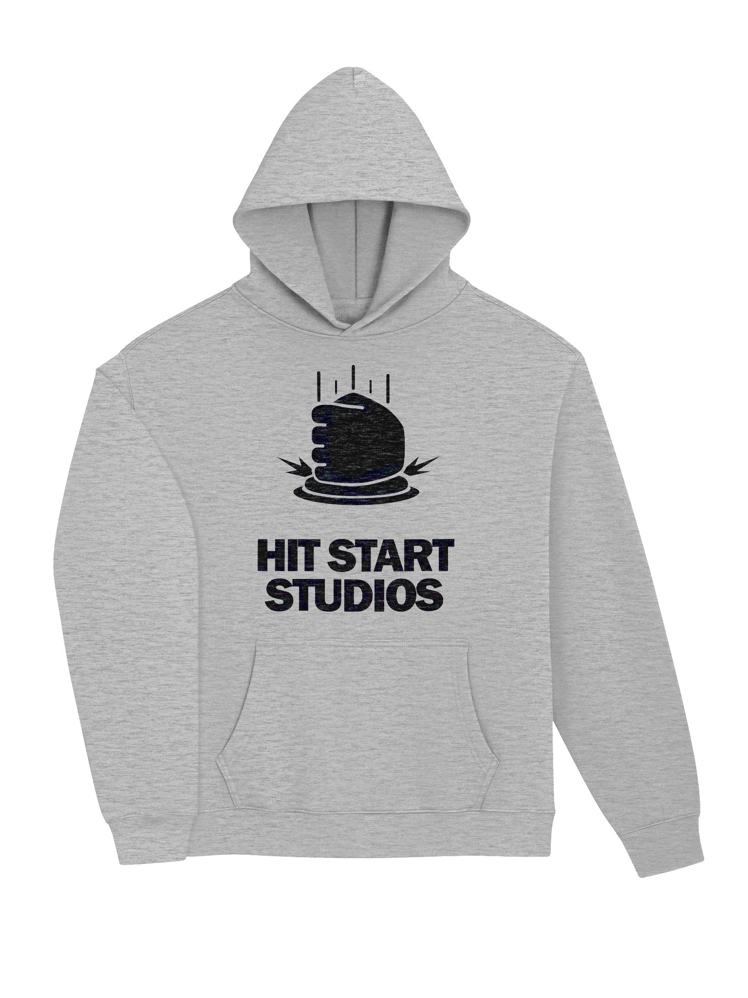 Hit Start Studios Oversized Hoodie Black Logo product image (3)