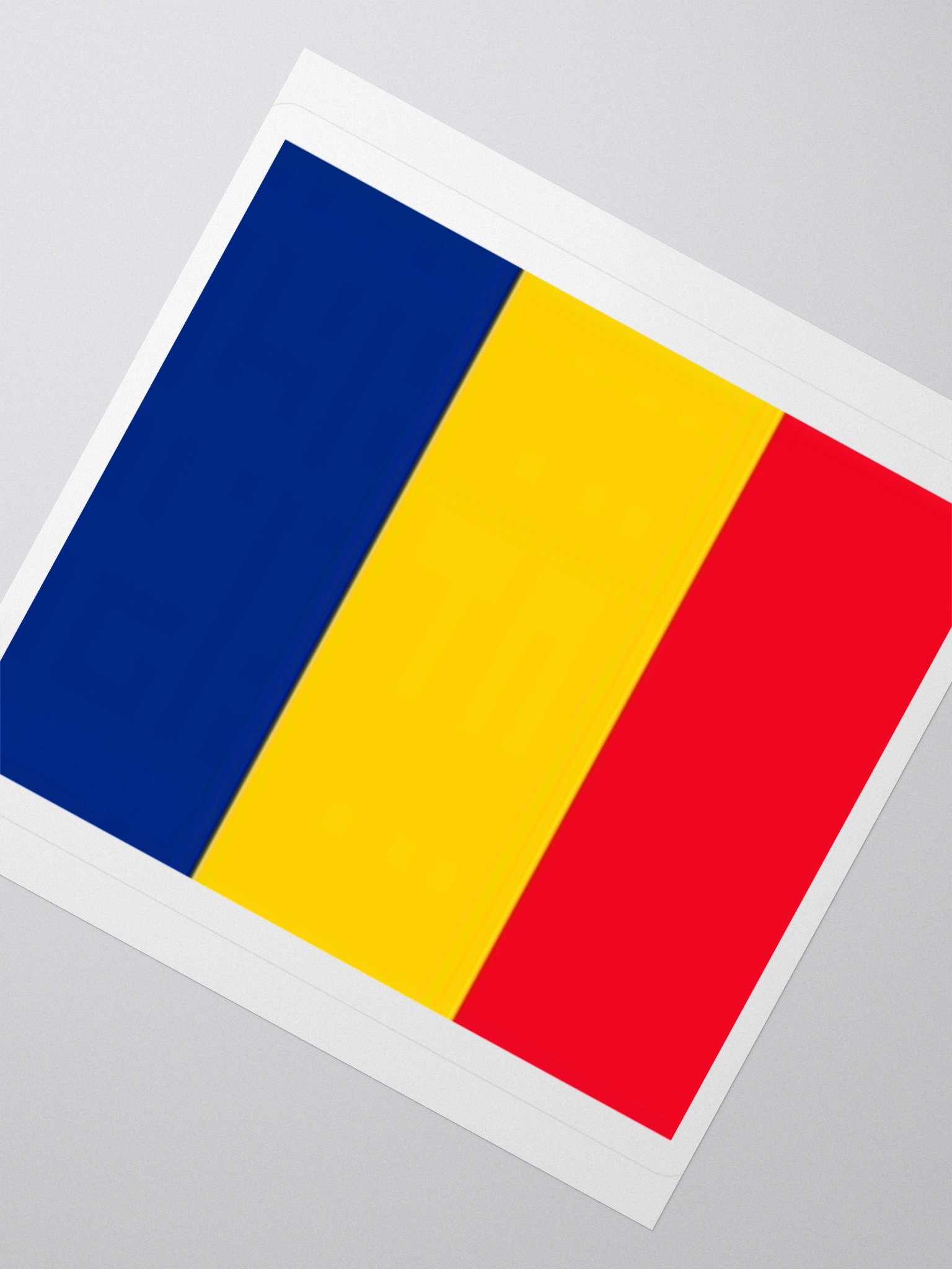 Romanian Flag Sticker - Durable Vinyl for Indoor Use - Multiple Sizes Available product image (5)