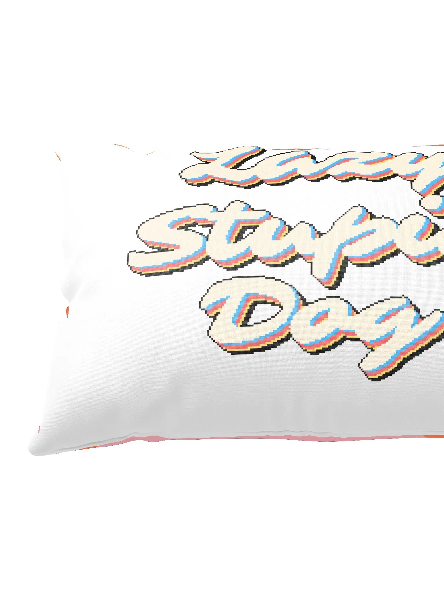 "Lazy Stupid Dog" Retro Pixel-Art Pillow product image (3)