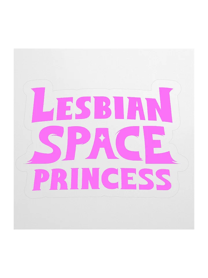Lesbian Space Princess Logo Sticker product image (1)