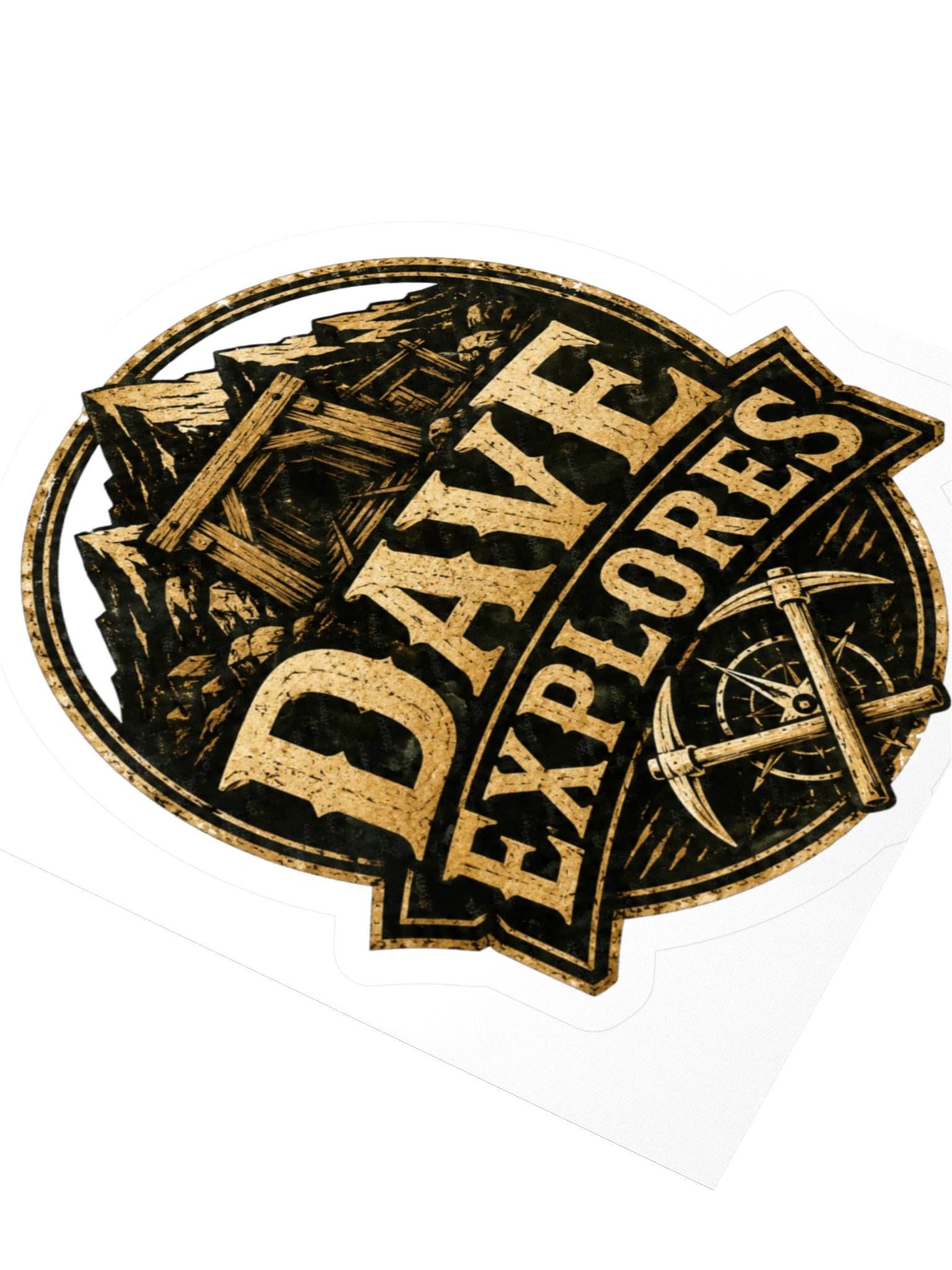 Dave Explores Logo Sticker product image (3)
