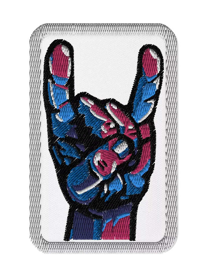 Rock On Embroidered Patch product image (1)