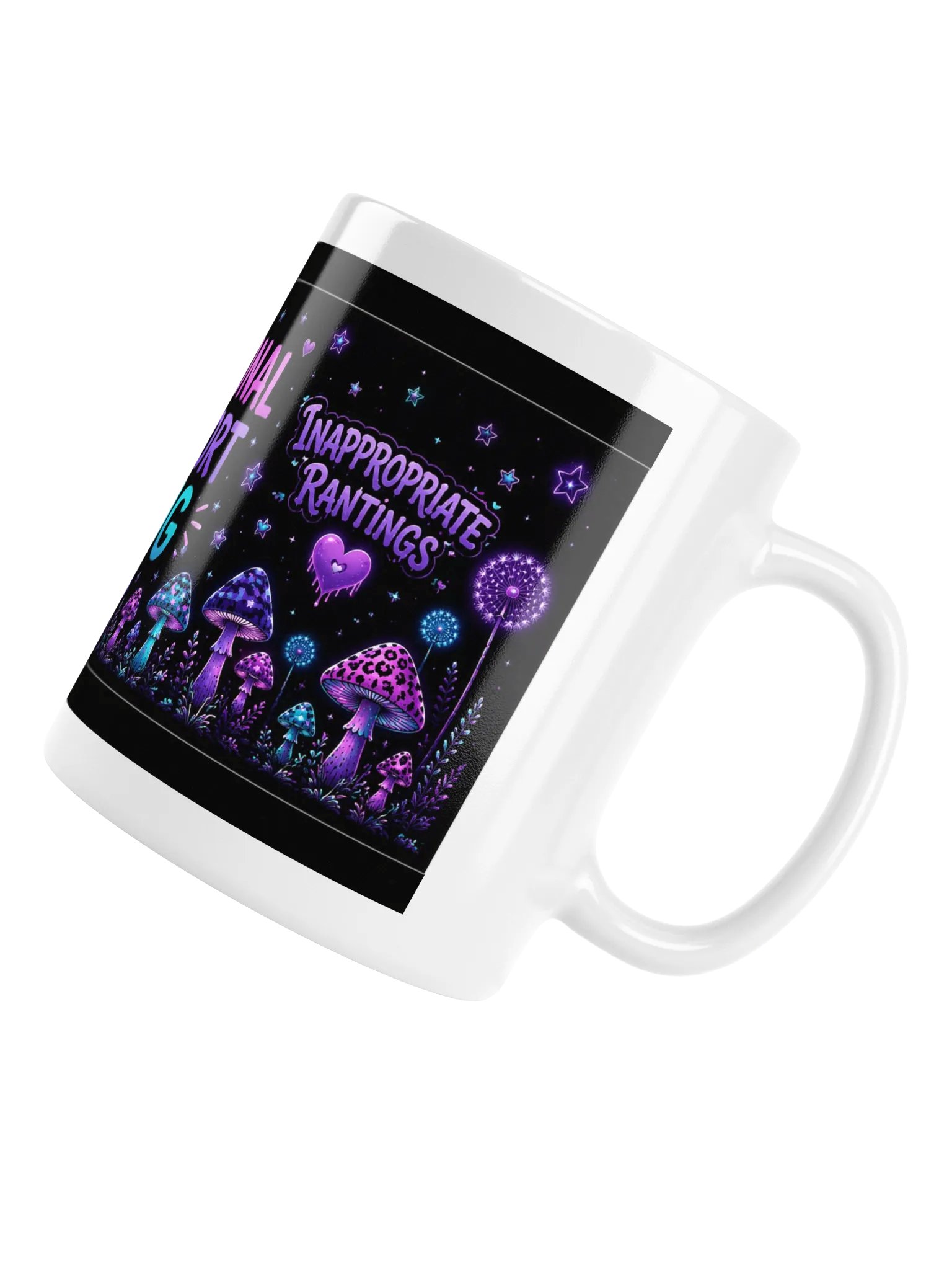 Emotional Support Mug - White Glossy product image (6)