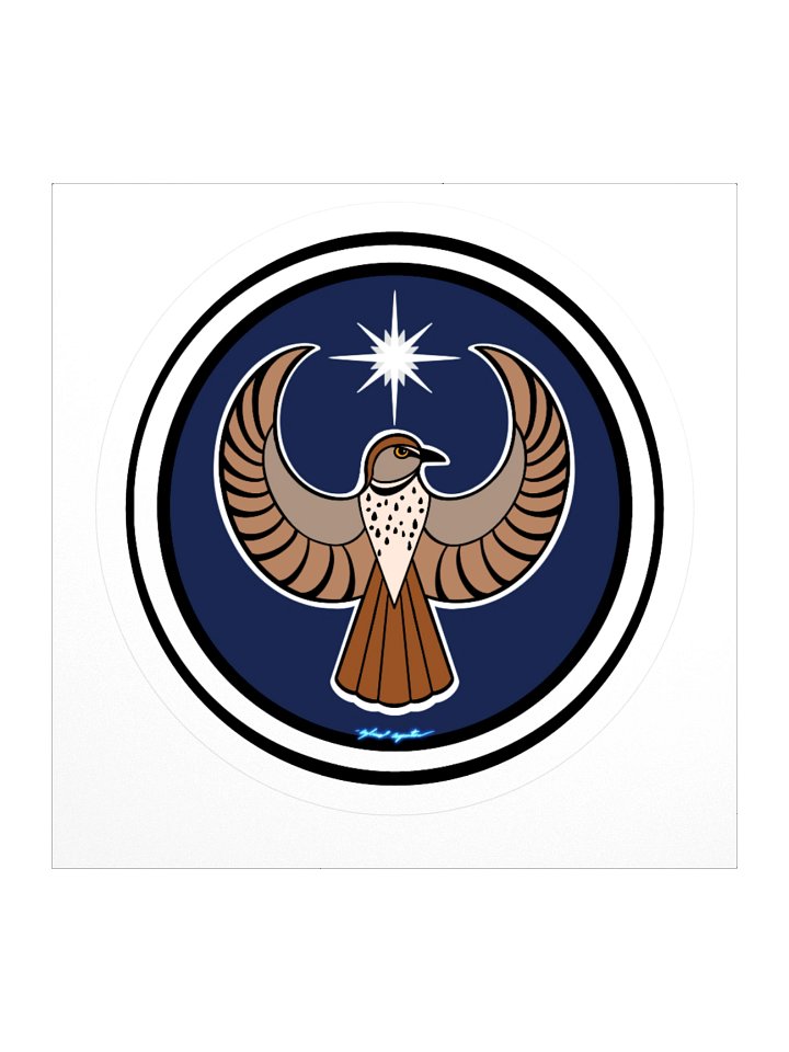 Brown Thrasher- Resistance. GA (sticker) product image (1)