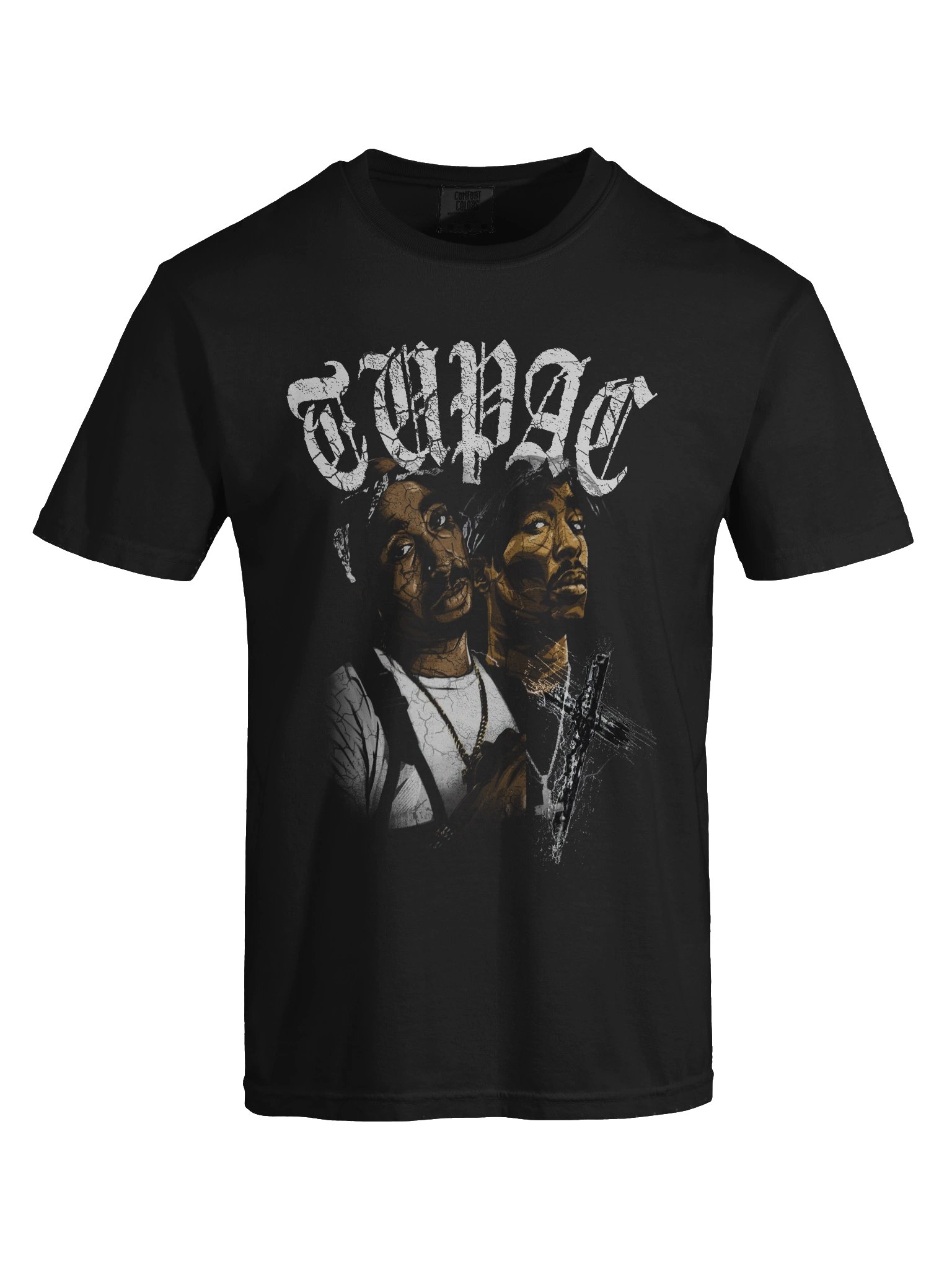2Pac Hip Hop Legend Black Tee product image (7)