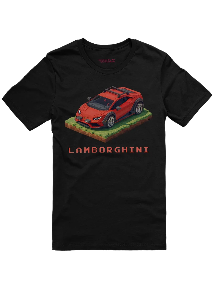 Rosso Mars Red Lamborghini Huracan Sterrato Shirt (Pixel, Retro, Minecraft) product image (1)