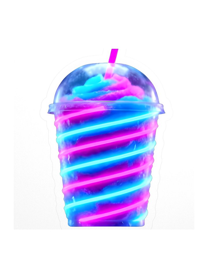 Neon Slush Kiss-Cut Stickers — All NiTE product image (1)