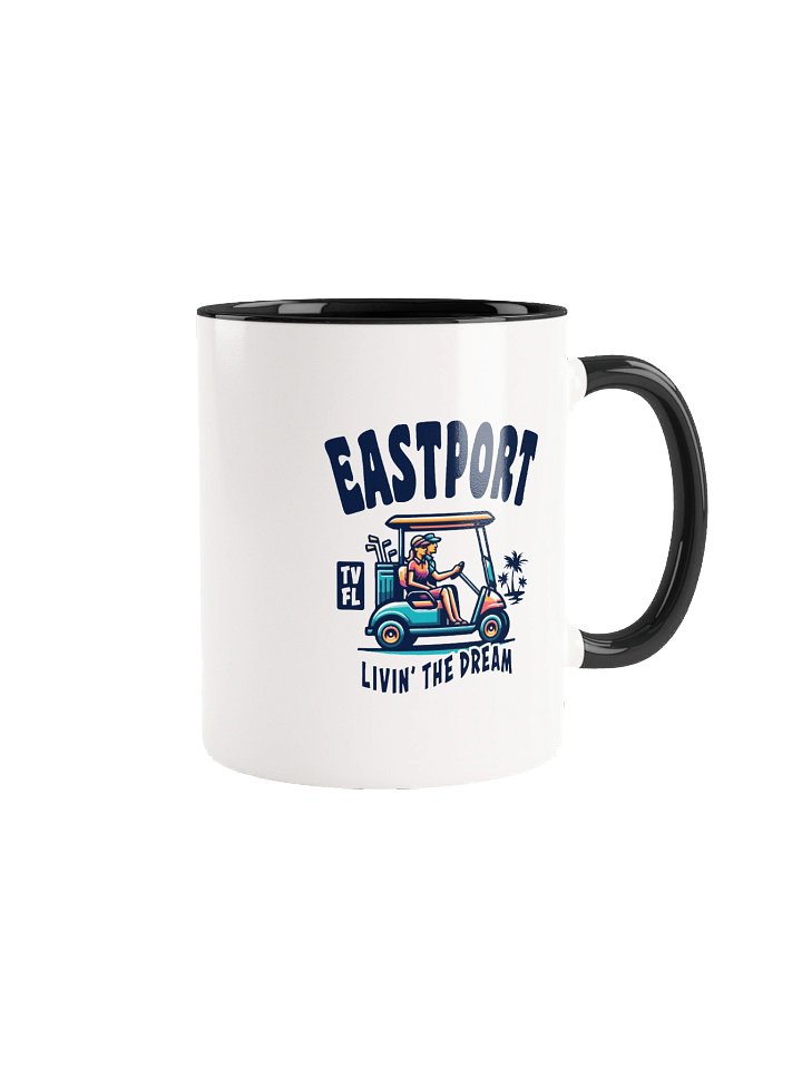 Eastport TV Florida USA Fun Golf Cart Design Coffee Mug product image (1)