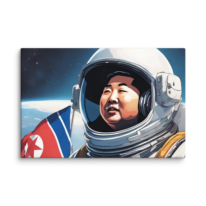 Kim Jong Un: Conquering Space Canvas Art product image (1)