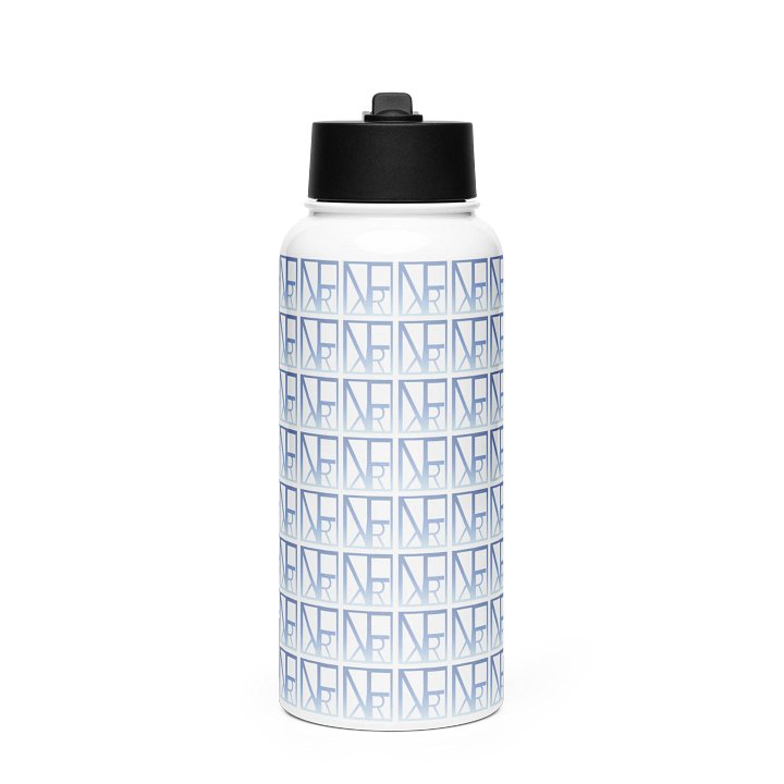 Frenchkittie Name Logo Stainless Steel Water Bottle product image (1)