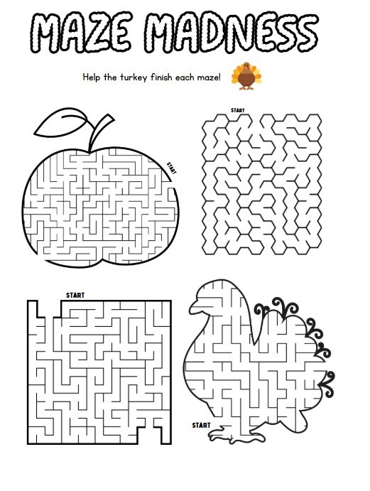 Thanksgiving Activity Pack product image (5)
