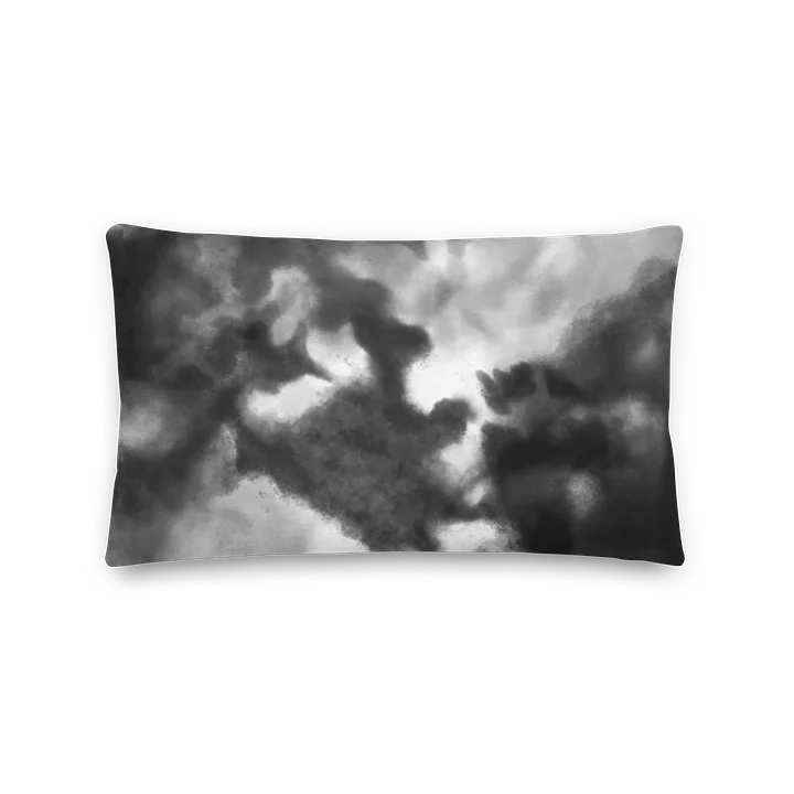 MMD Black & White Clouds Pillow product image (2)