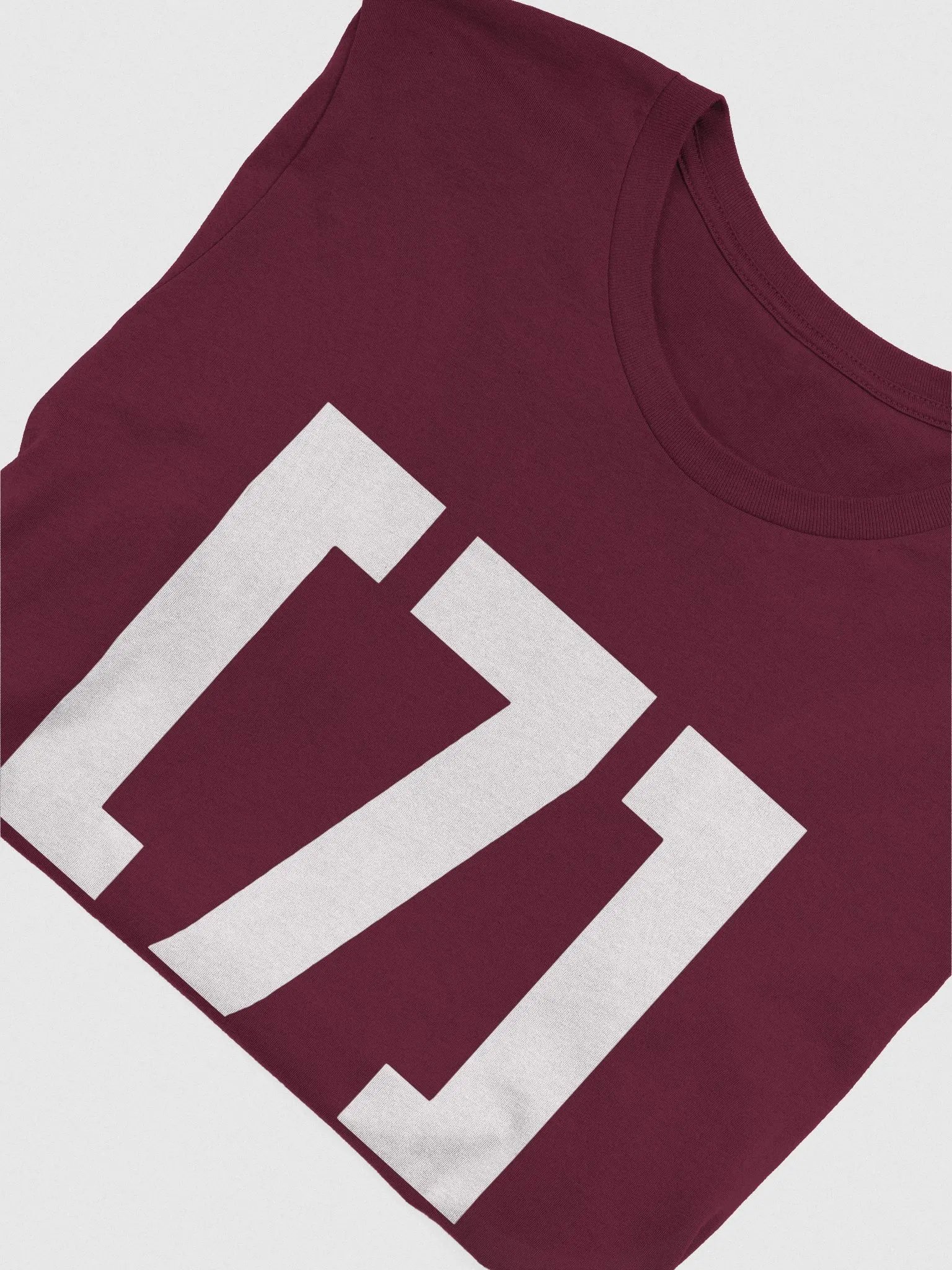 ASolid[7] Logo Plain Tee Shirt product image (2)