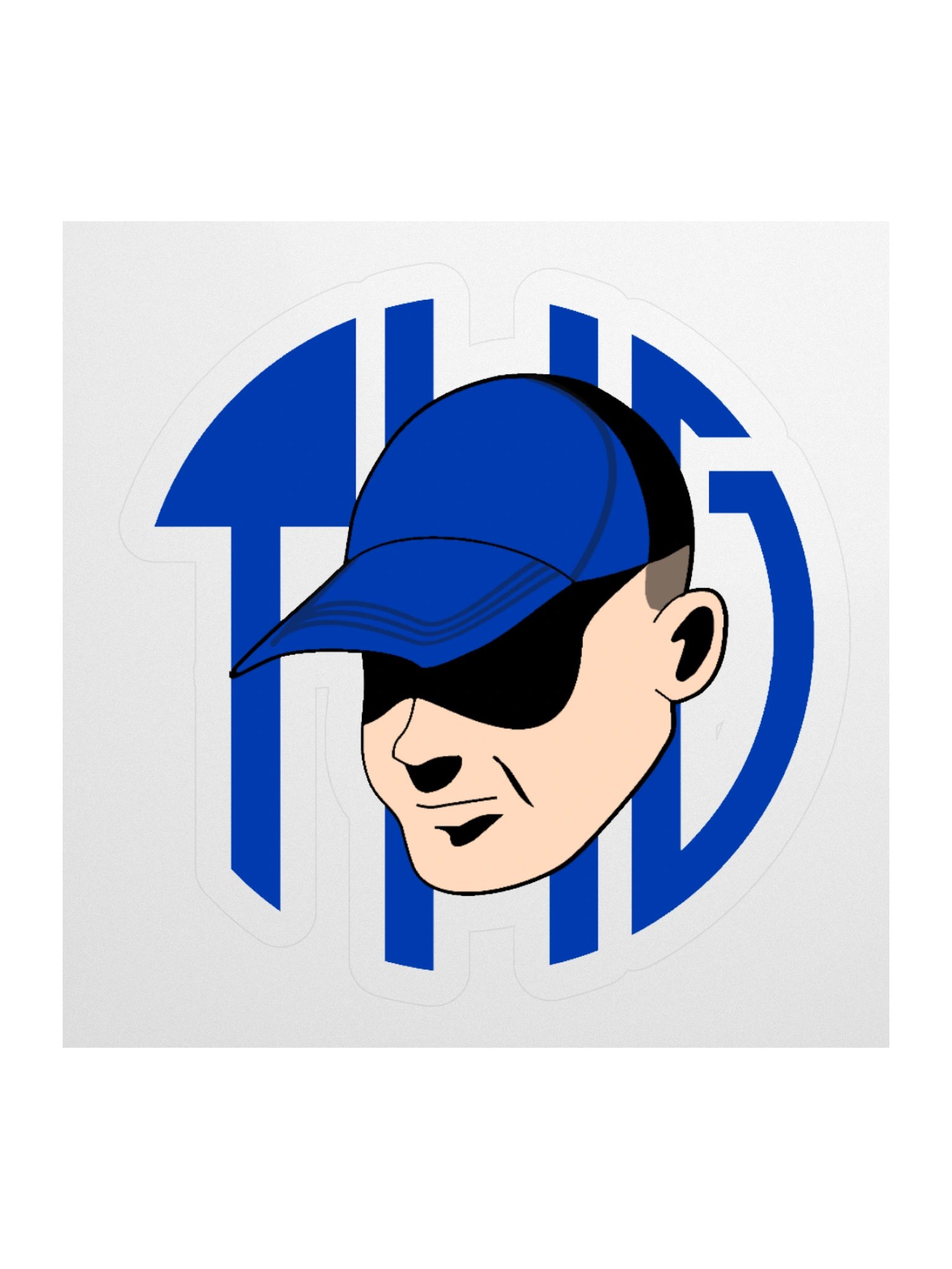 Blue THG Logo Sticker Set product image (1)