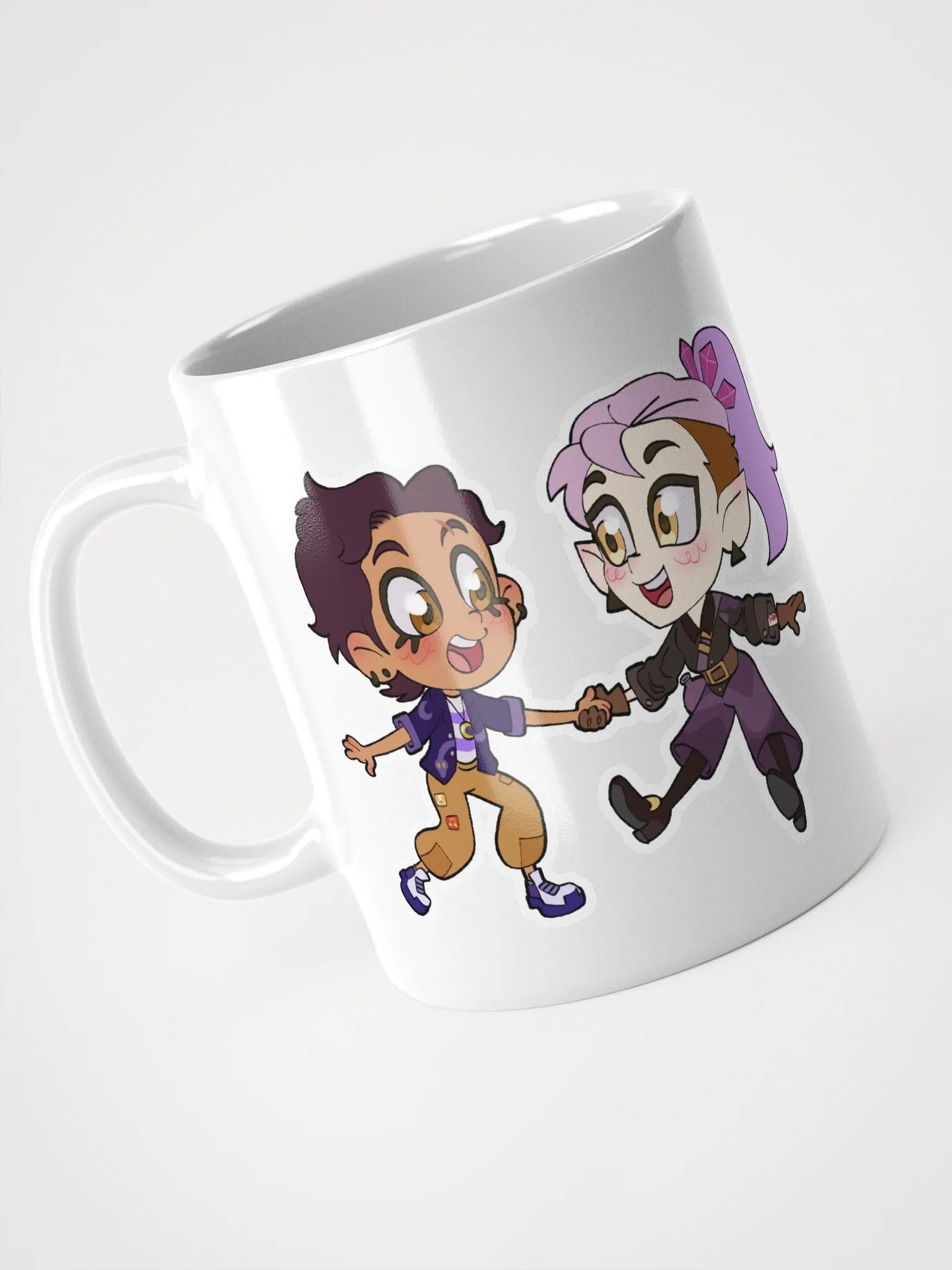 Lumity chibi White mug product image (5)