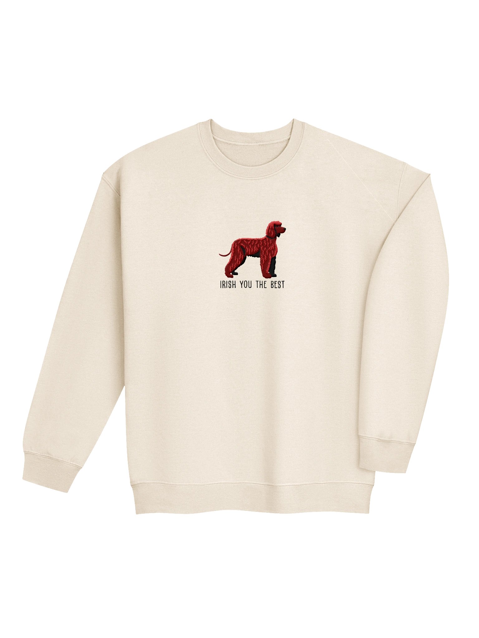 Irish You the Best Sweatshirt (Embroidered) of an Irish Water Spaniel product image (7)