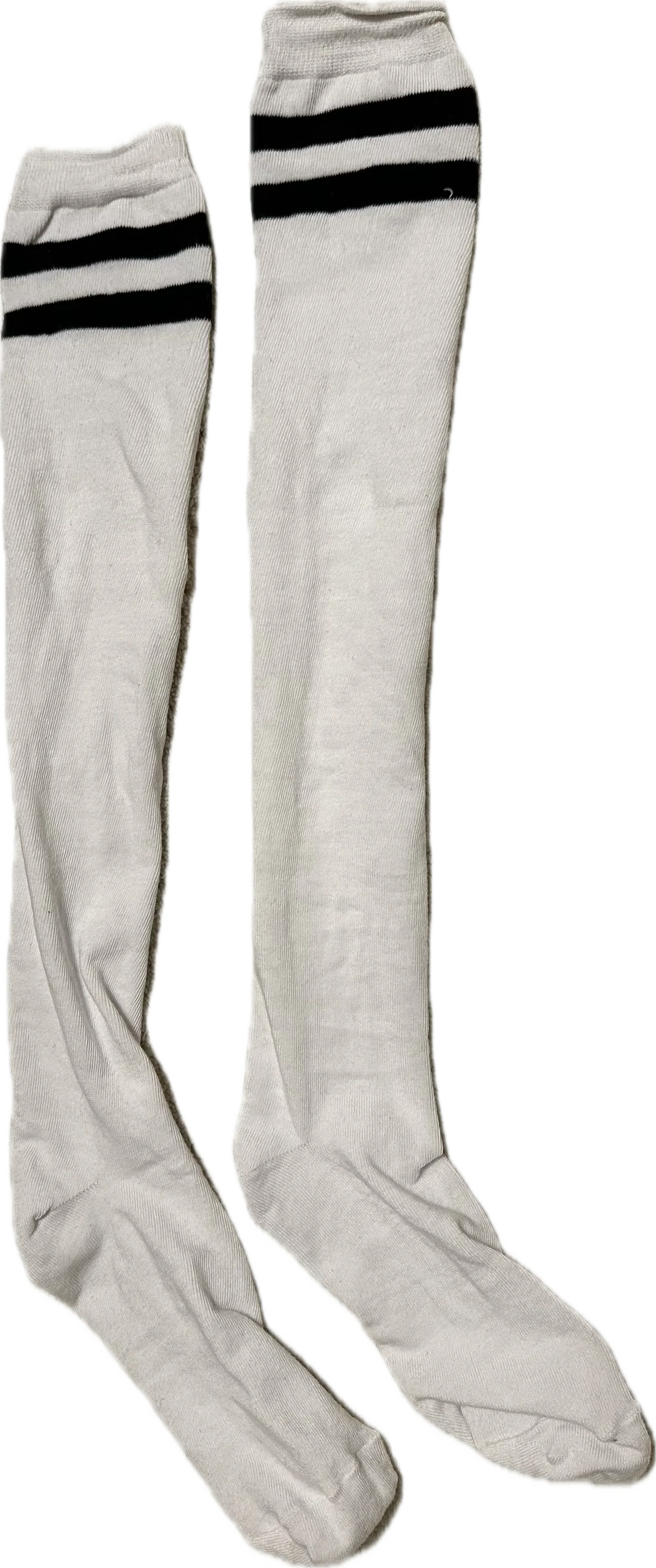 White thigh high socks product image (1)