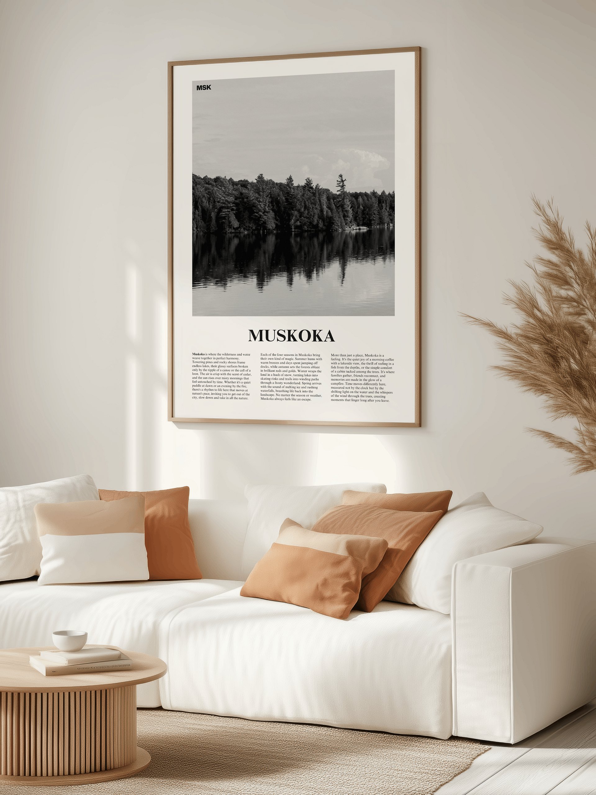 Muskoka 01 Newspaper Poster | Framed product image (3)