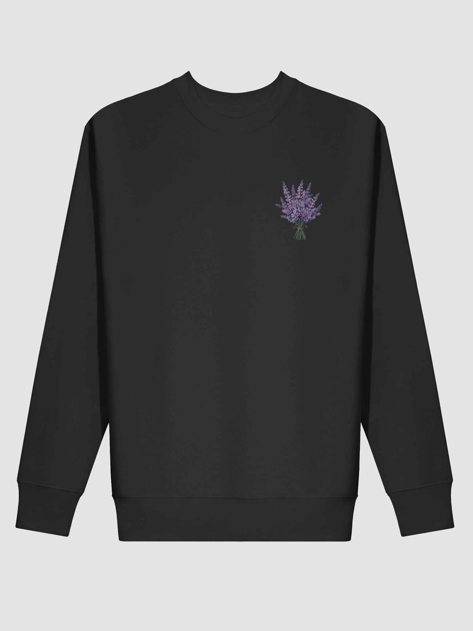 Lavender Bouquet Sweatshirt – Cotton Crewneck product image (6)
