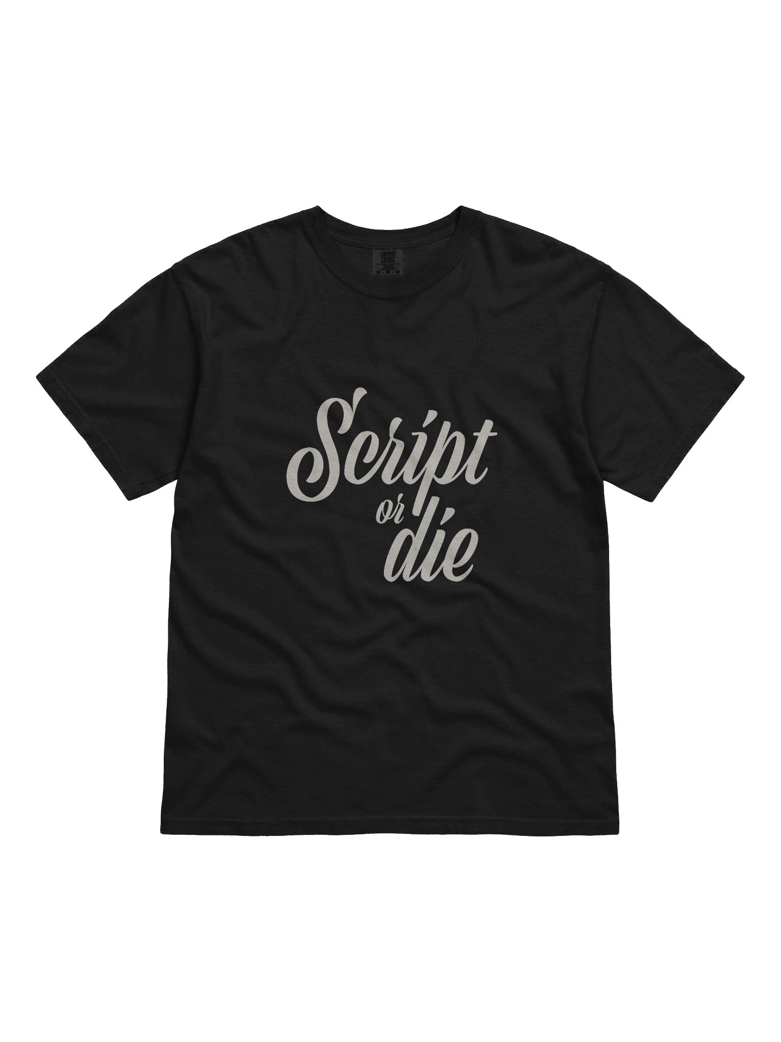 Script or Die Cursive T-Shirt product image (3)