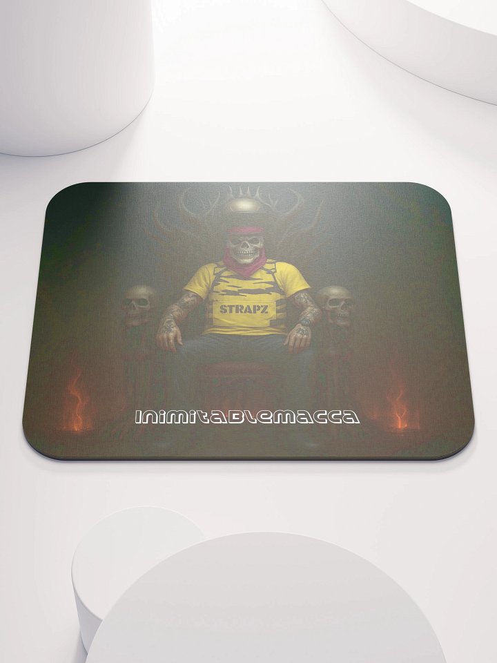 Macca on Throne Standard size mouse matt product image (1)