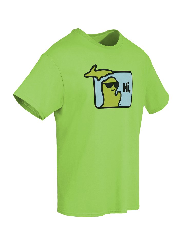 MI Says Hi™ Michigan Heavyweight Cotton Tee product image (2)