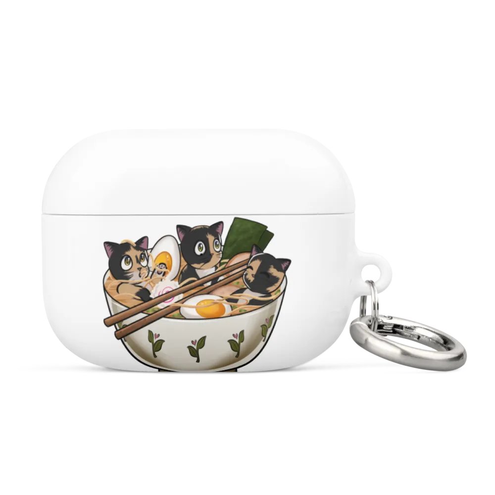 Kitty Ramen Airpod Case product image (4)