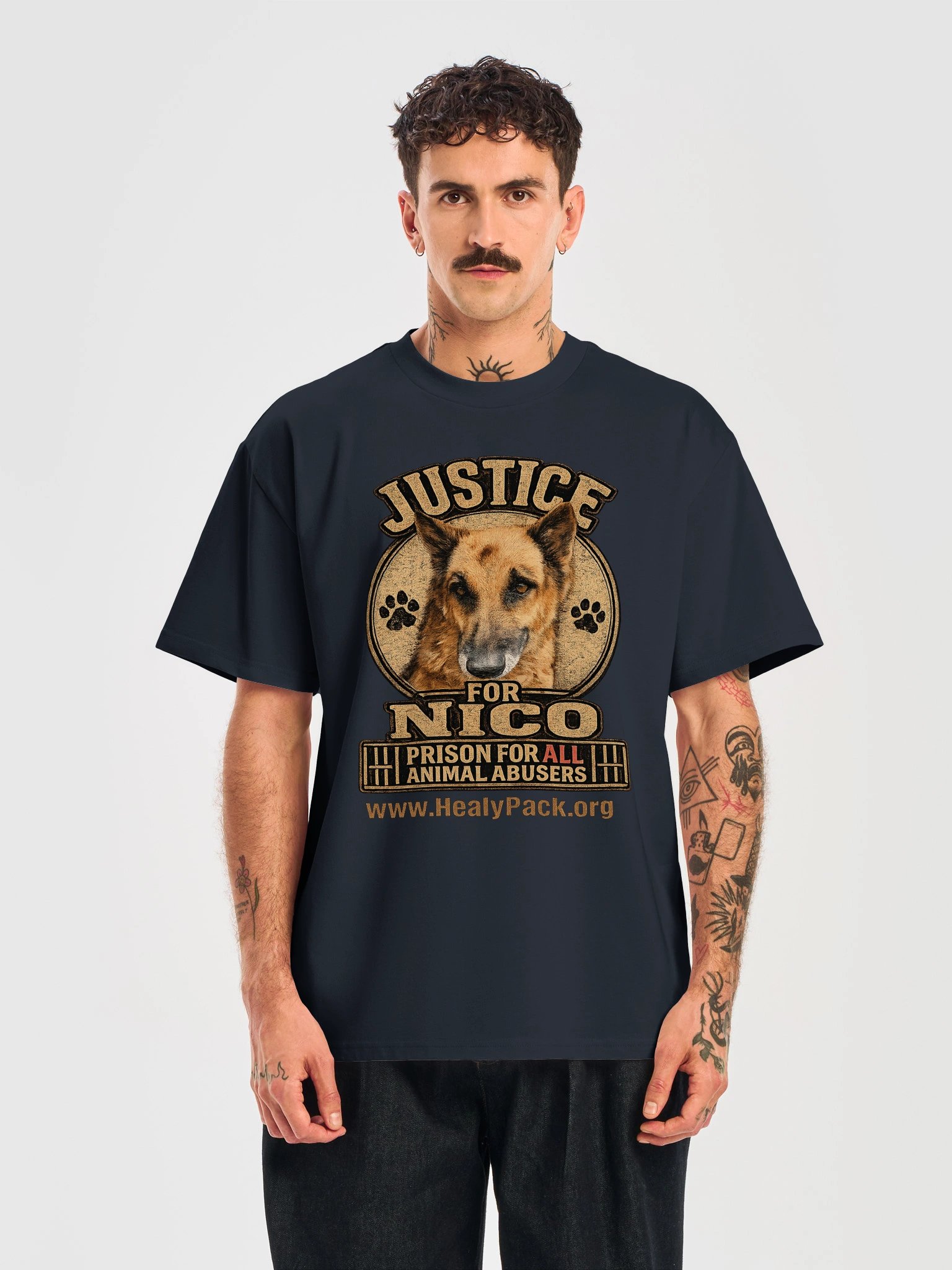 Heavy T-shirt by AS Colour - Justice for Nico product image (5)