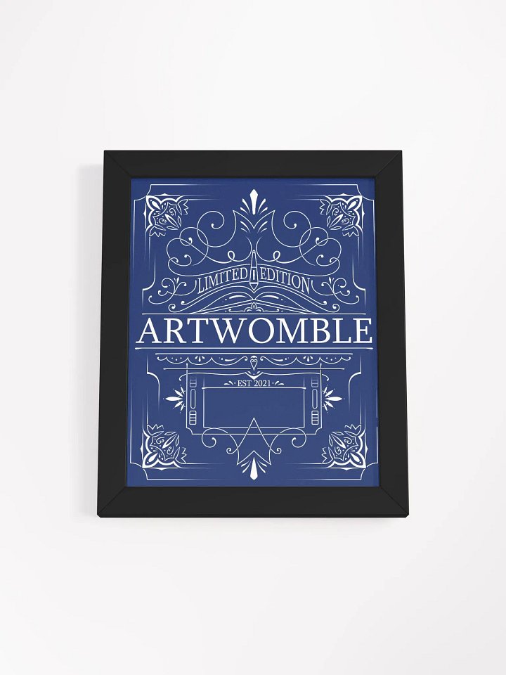 Artwomble Framed Print - Blue product image (2)
