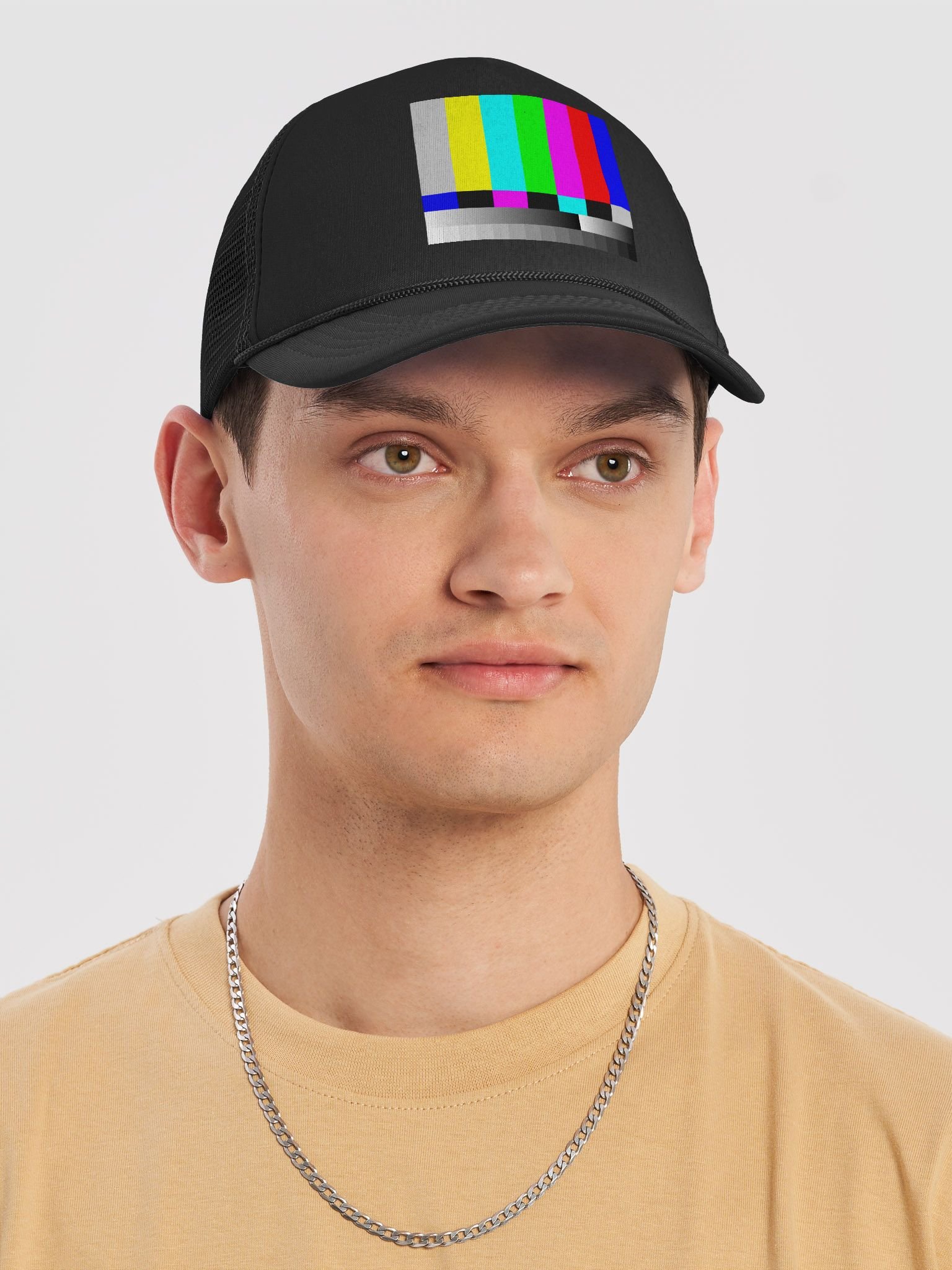 Color Test Pattern / TV Bars Trucker Hat product image (5)