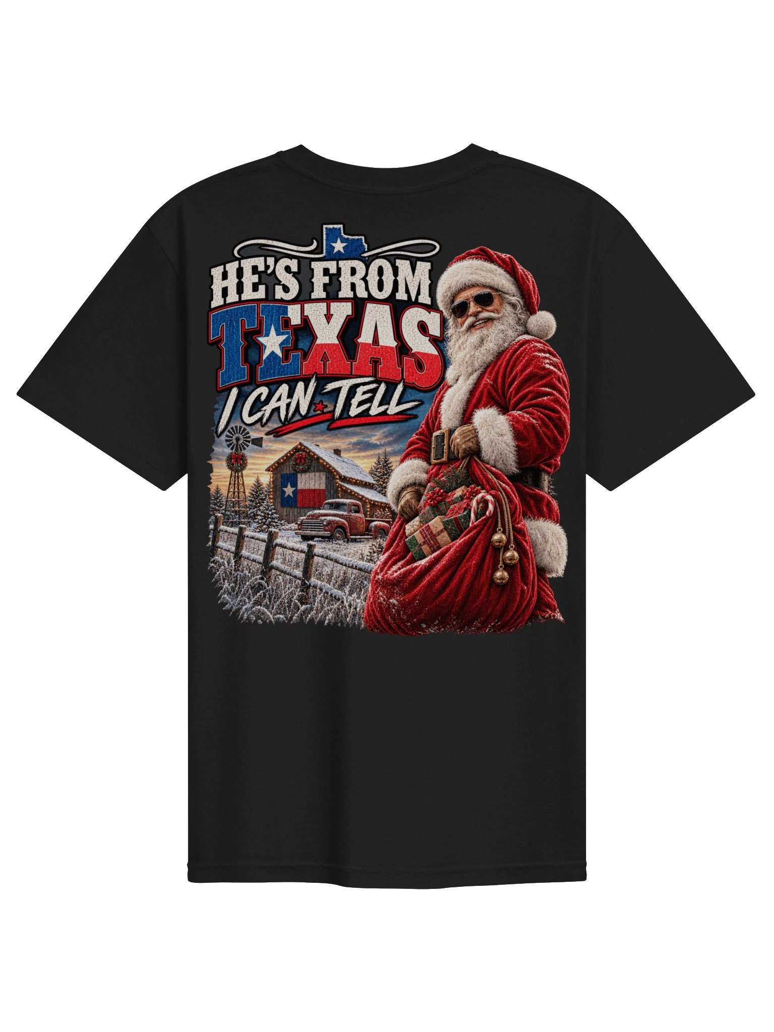 He's From Texas I Can Tell Christmas Shirt product image (7)