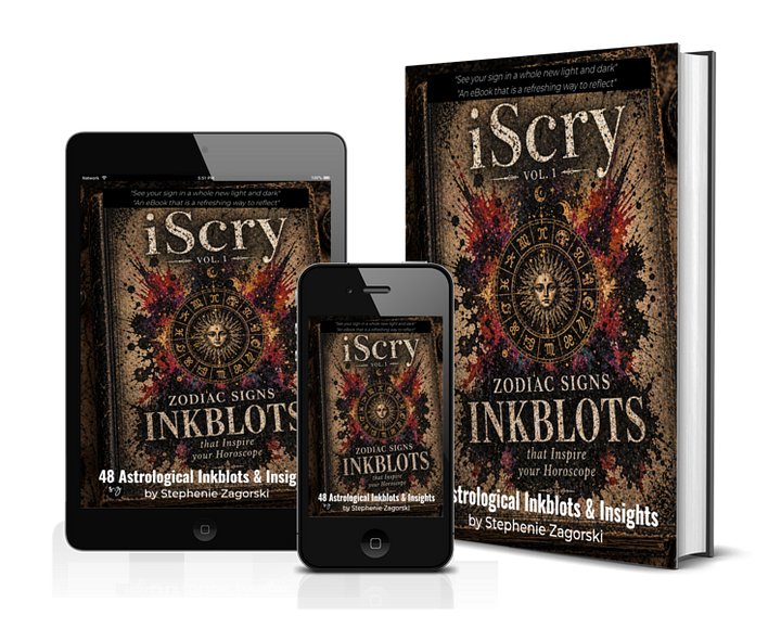 iScry vol. 1 ZODIAC SIGNS | 48 inkblots | eBook/PDF product image (2)