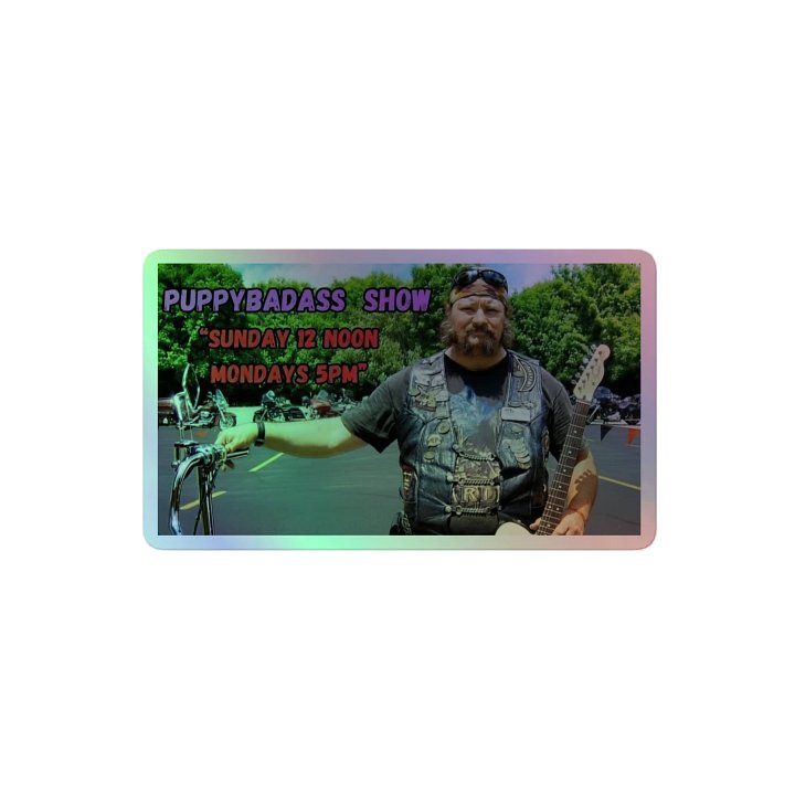 Puppybadass Holographic Sticker Sheet product image (2)