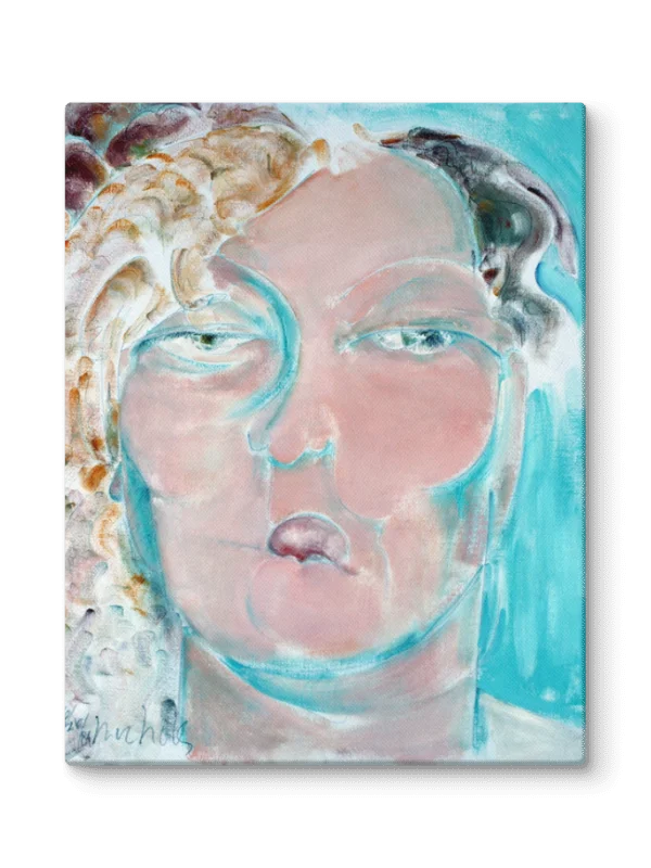 Head of a Woman II (1984) on canvas (20" x 24") product image (2)